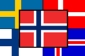 북유럽[노르웨이, 스웨덴, 덴마크, 핀란드, 아이슬란드] 국기